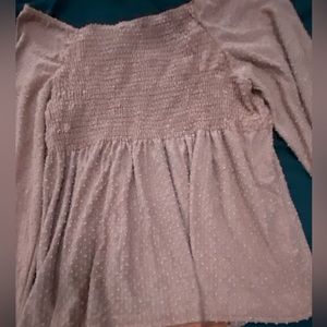 White Birch Peplum Blouse